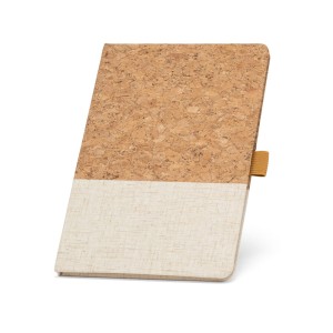 Notes A5 z okładką z korka i płótna