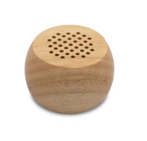 Mały drewniany głośnik bezprzewodowy 