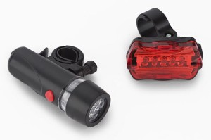 Zestaw lampek rowerowych