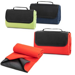 Koc polarowy 180 g/m² z klapą z materiału