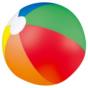 Piłka plażowa wielokolorowa