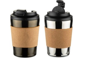 Kubek termiczny 350 ml z opaską z korka