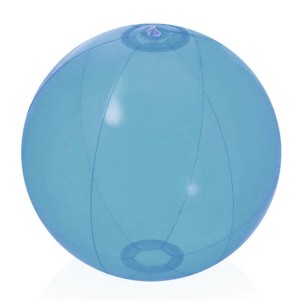 Piłka plażowa transparentna